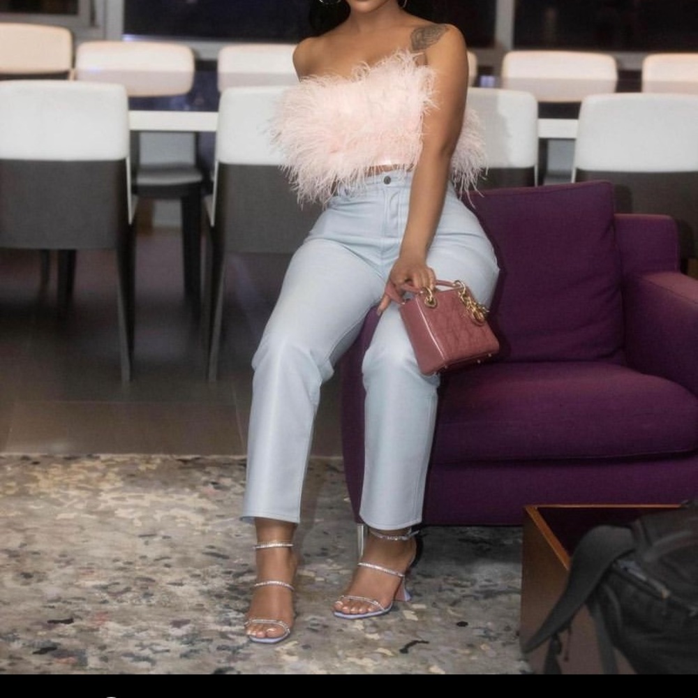 Fluffy tube tops